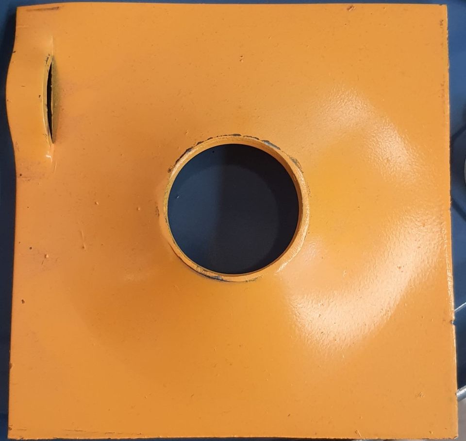 PLACA DE ANCLAJE MECANIZADO PARA MINA