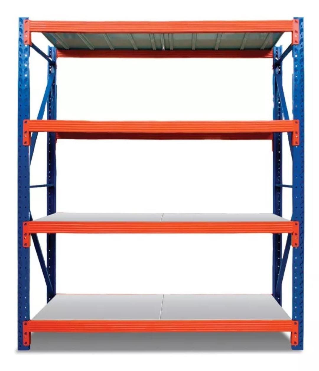 ESTANTERIA INDUSTRIAL 4 NIVELES