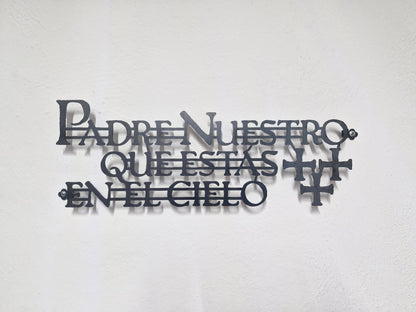 CUADRO PADRE NUESTRO QUE ESTAS EN EL CIELO