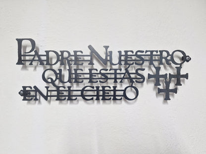 CUADRO PADRE NUESTRO QUE ESTAS EN EL CIELO