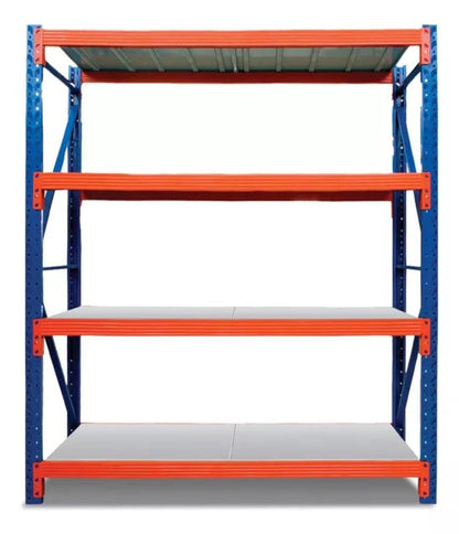 ESTANTERIA INDUSTRIAL 4 NIVELES