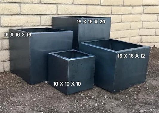 CUBE PLANTER 10" TO 24"